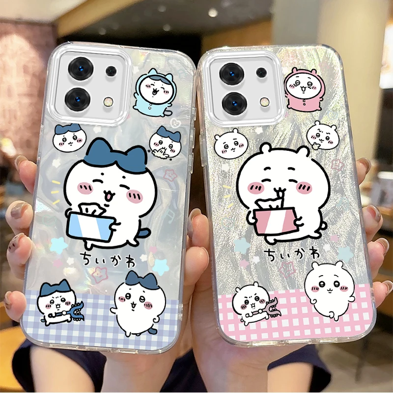 Cute J-Jiyikawas Cartoon Phone Case for Redmi Note13 12 11 10 9 ProPlus 13C 12C 10C 9C A2 A1 Gradient Hard Shockproof Back Cover