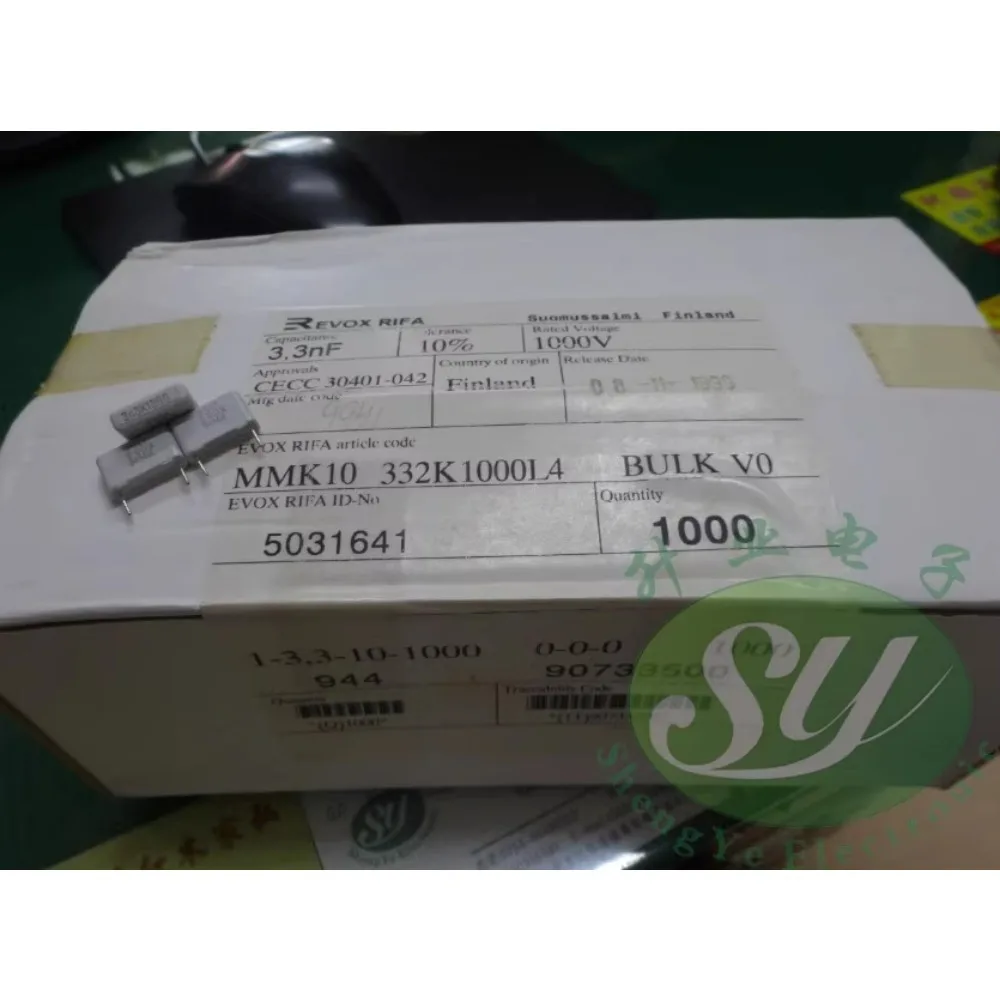 20PCS EVOX MMK10 0.0033uf/1000v 3.3nf 3n3 3300pf 332 New film capacitor 10mm