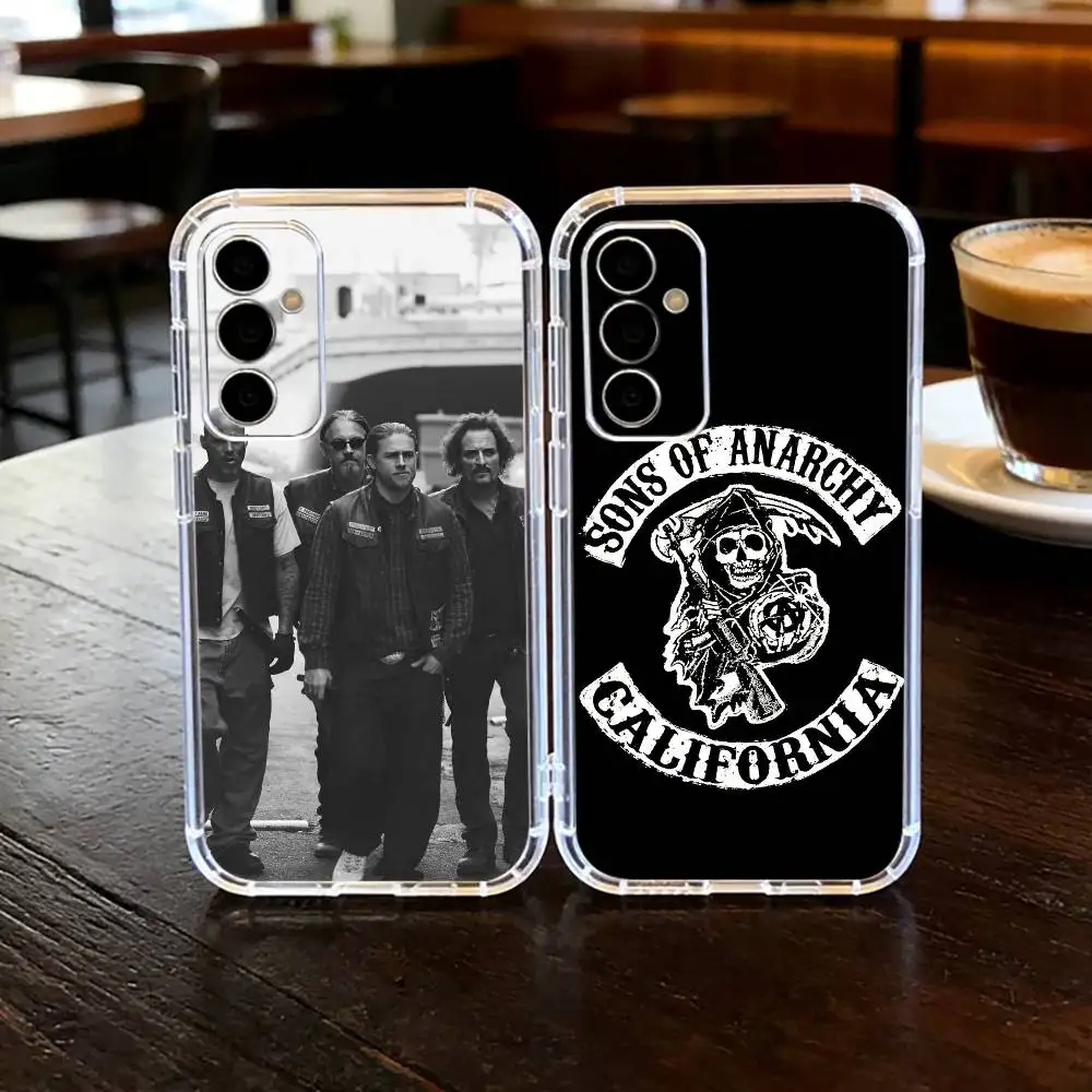 

American TV S-Sons-Of-Anarchys Phone Case For SamsungA10,12,20,21S,30,31,40,50,51,52,70,71 Transparent Cover