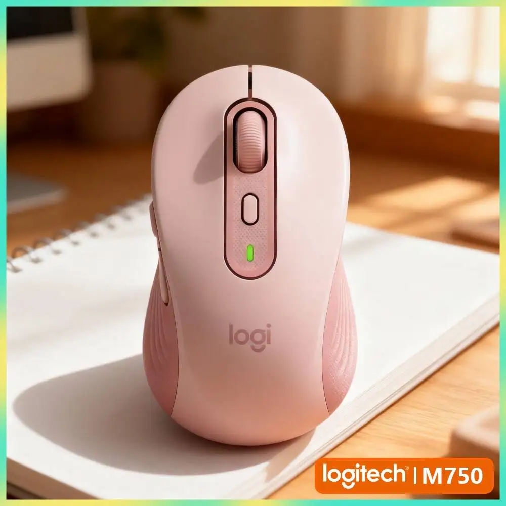 Logitech M650/M650L Wireless Mouse - 5 Custom Buttons, Advanced Optical Sensor, Ergonomic Grip, 24-Month Battery