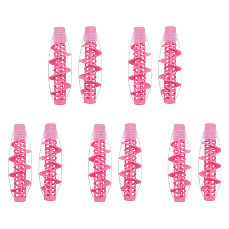 Big Wave Rollers for Hair Care, Hair Styling Tools, Curlers naturais, Curling Styling Tool, 10PCs