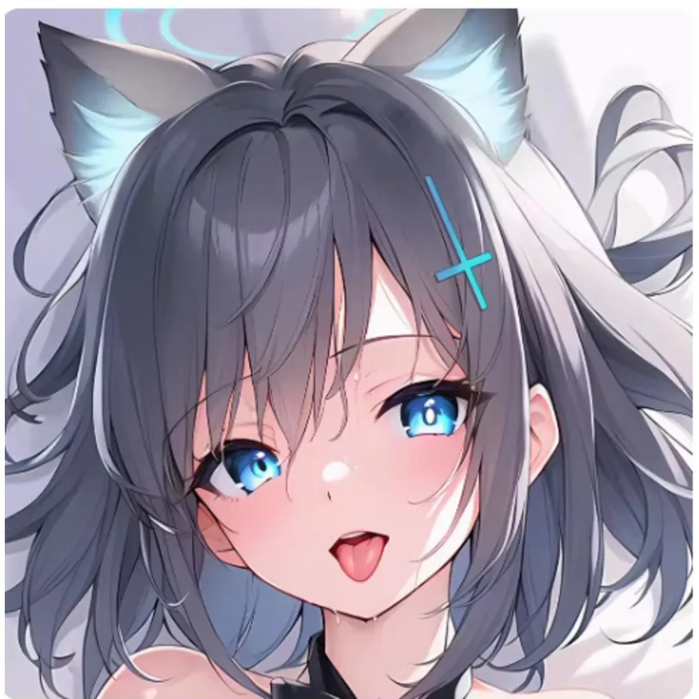 

Blue Archive Sunaōkami Shir Sexy Hing Body Cover Anime Dakimakura Cushion Pillow Case Bedding Gifts LM