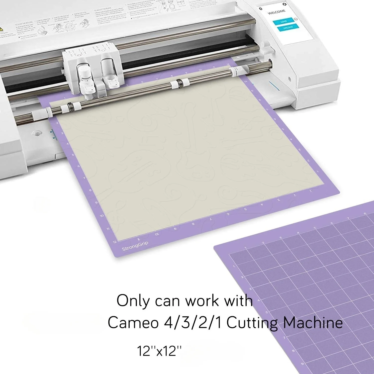 Bantalan Pemotong Siluet 12X12 Inci Anti-selip Kokoh Tahan Lama Mudah Dibersihkan Tidak Berbau DIY Artikel Manual Penyambungan Bantalan Pemotong Kertas