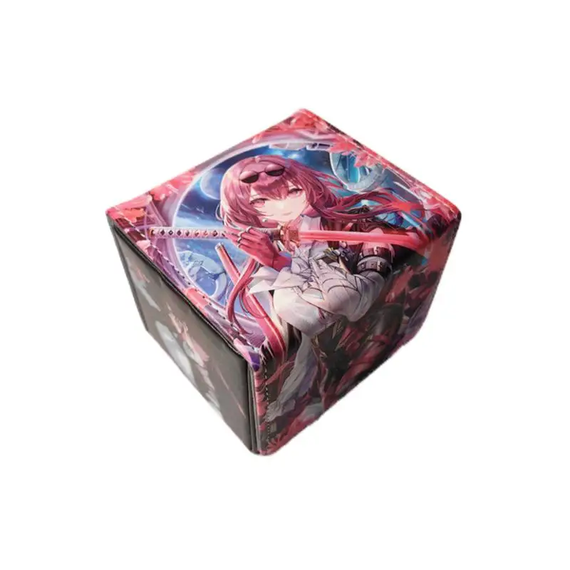 100+PP Anime Cards Storage Deck Box Board Game TCG Card Box Protector Case for MGT/Pkm/Yu-Gi-OH/Gathering Games Trading Cards