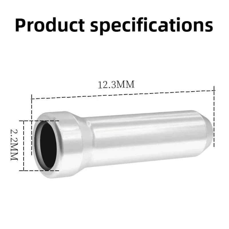 10-100 قطعة دراجة كابل نهاية قبعات سبائك الألومنيوم الفرامل Derailleur نصائح الدراجة الجبلية الطريق العقص مكافحة فراي الدراجات اكسسوارات #5