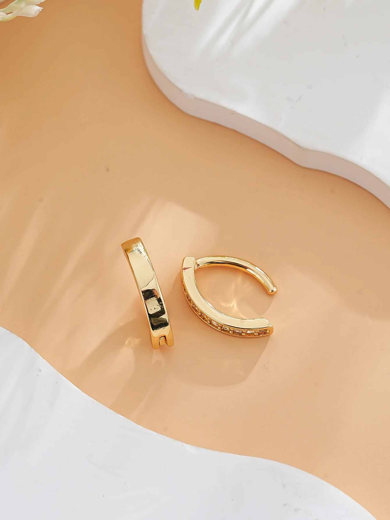 14G Stainless Steel Belly Clicker Piercing Reversed Bar Belly Button Ring for Women Men Gold Color Sexy Curved Navel Piercings