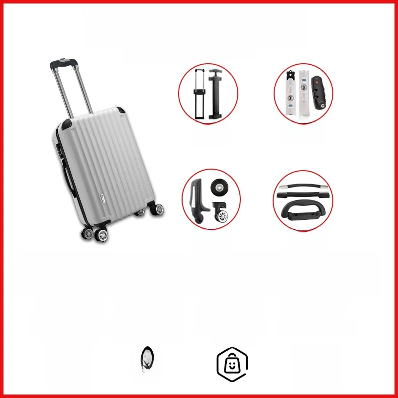 Applicable to American Travel Samsonite Trolley Luggage Wheel Accessories Universal Wheel Applicable Password Travel Leather ...