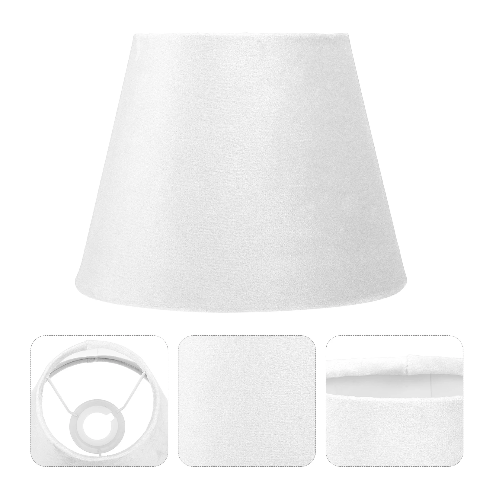 

Shade Accessories Cover Fringe Lamp Office Desk Decor Lampenschirm Dunkelblau Cylindrical