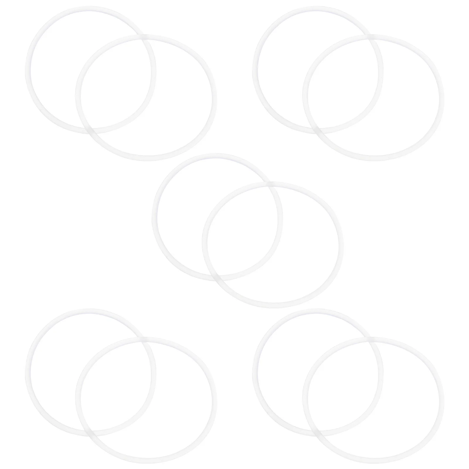 10Pcs Water Filter Housing Silicone Seal Rings Replacement O-Rings Gasket Set Leak Repair Kit Seal O-Ring Sealing Washer