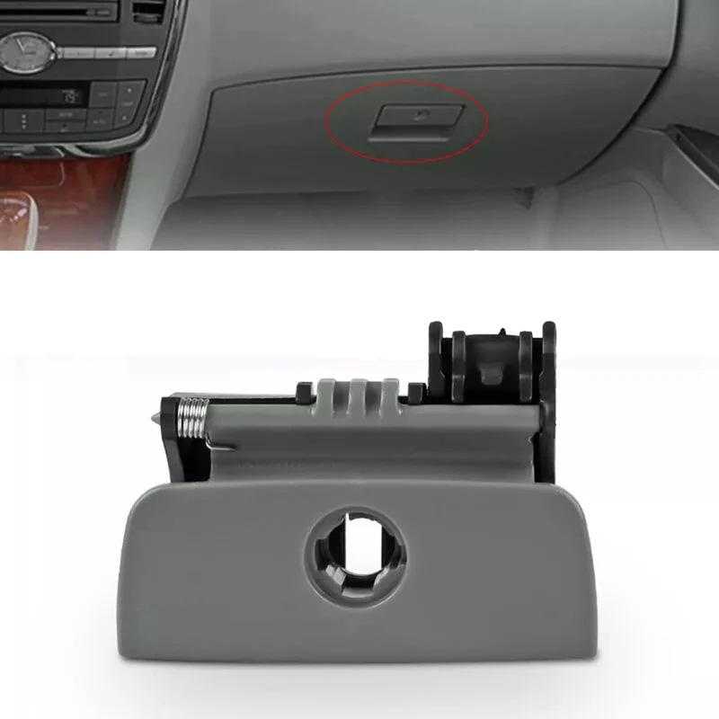 Car Glove Box Lock Lid Handle Gray 15251006 15251007 For Buick Lacrosse Allure 2005-2009 Glove Box Latch Handle