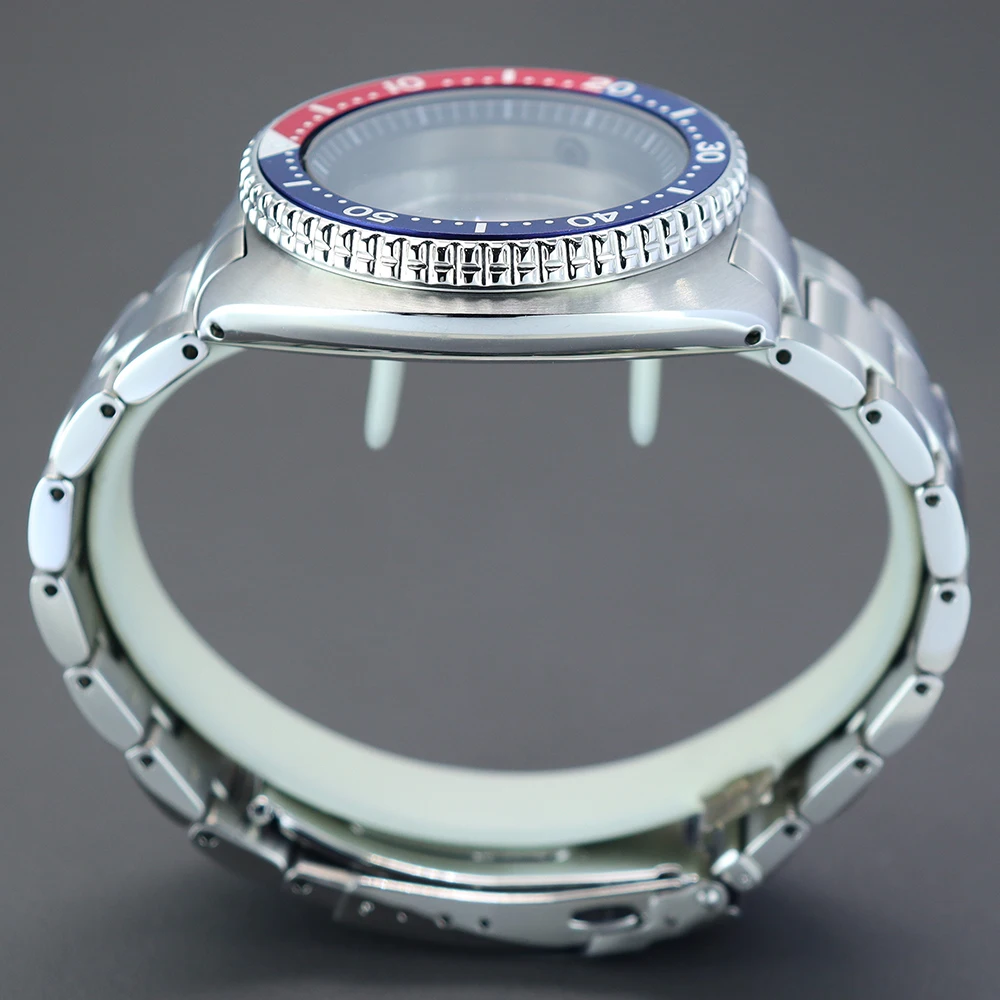 45mm Men's Watch nh35 Cases For NH35 NH36 Modified Abalone NH34 nh38 nh70 4R36 Movement 28.5mm Dial Sapphire Crystal Waterproof
