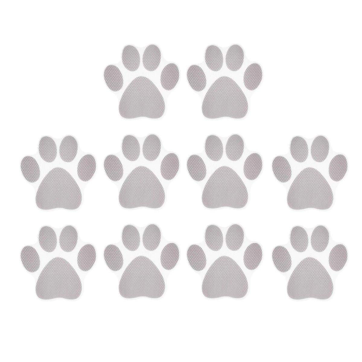 

10 Pcs Anti Slip Stickers Non Slip Bathtub Shower Grip Cartoon Paw Print Floor Decal Removable Smooth Surface Safe Bathing