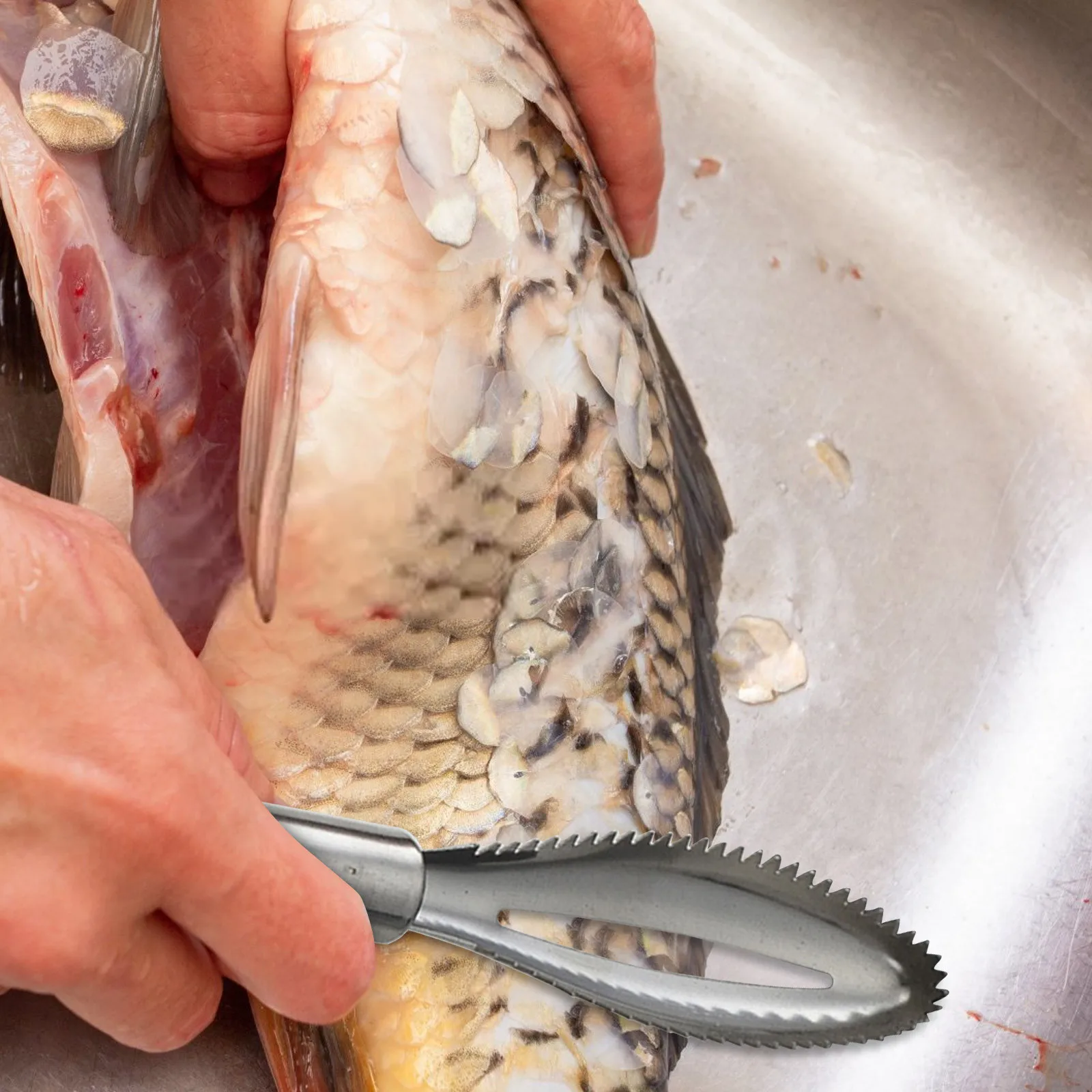 Stainless Fish Scales Scraping Graters Fast Remove Cleaning Peeler Scraper Bone Tweezers Tool Gadge Kitchen Accessorie Gadgets