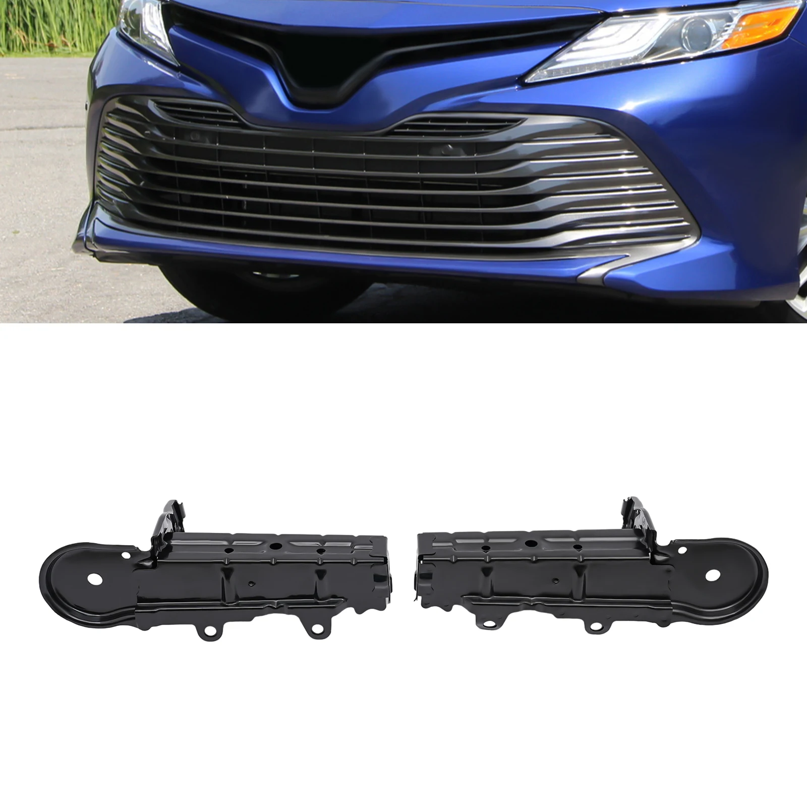 

Fits Toyota Camry 2018-2021 Bumper Bracket Front Left and Right Bumper Bracket