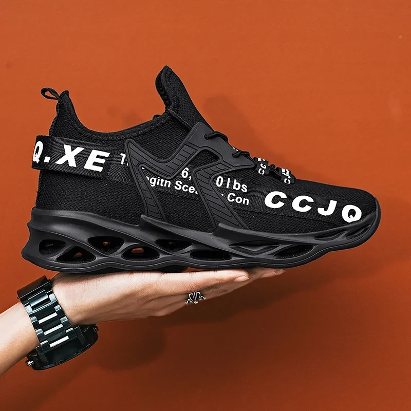 2024 أحذية رجالية أحذية ركض شبكية قابلة للتنفس سهلة الارتداء أحذية رياضية للمشي للرجال أحذية رياضية للتنس
