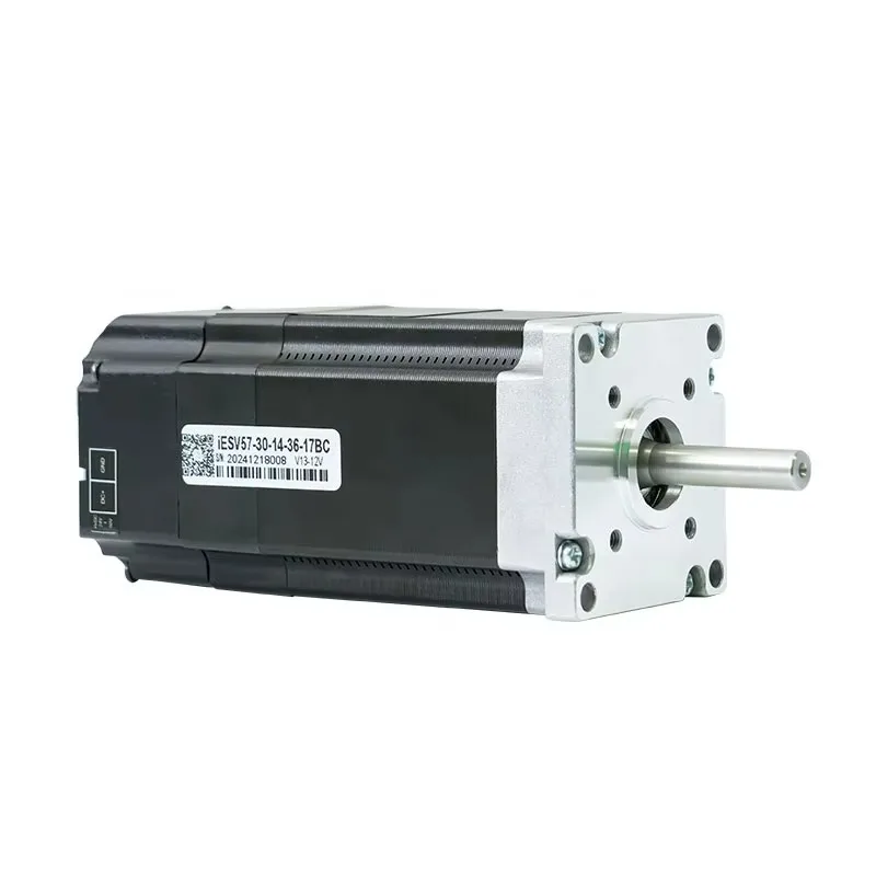 IESV57-30-14-36-17BC Brush DC Servo Motor 36VDC 140W High Speed 3000 RPM Bottom-wiring Washing Machine CNC Encoder Integrated