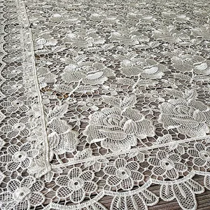 Bestickte Tischdecke Cover für Küchenparty, weißes Rosa, Hochzeitstabelle, Weihnachtsdekoration, Accessoires, neu 6 Hauptverkäufe bestickter weißes Tischtuch - №2