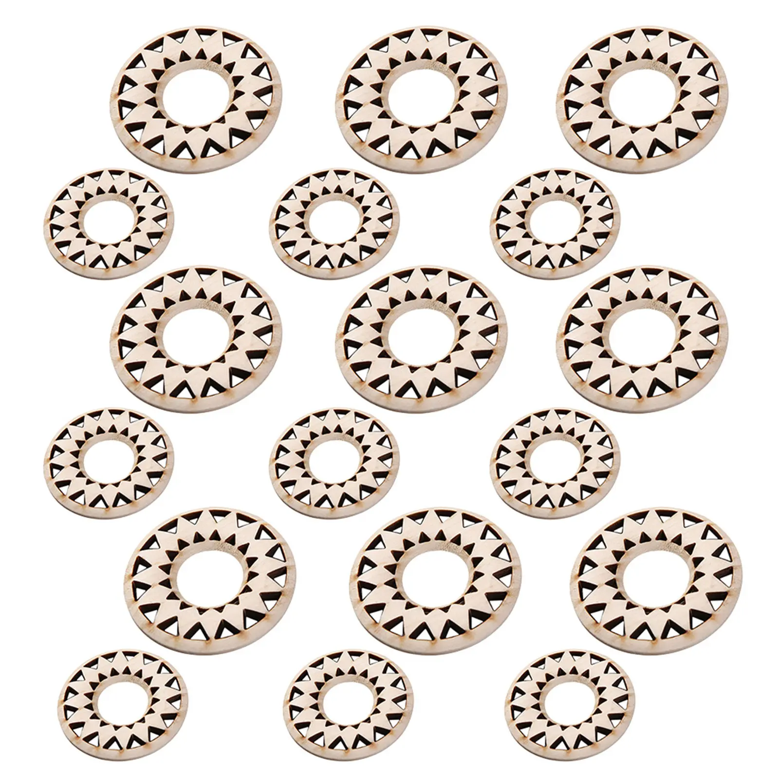 36Pcs Wooden Crystal Sphere Stand Hand Carved Vintage Display Base for Home Decor Egg Stone Holder Collection Display