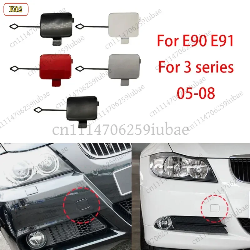 LK 51117167575 Front Bumper Tow Hook Cover For BMW E90 E91 318I Car Replacement Accessories