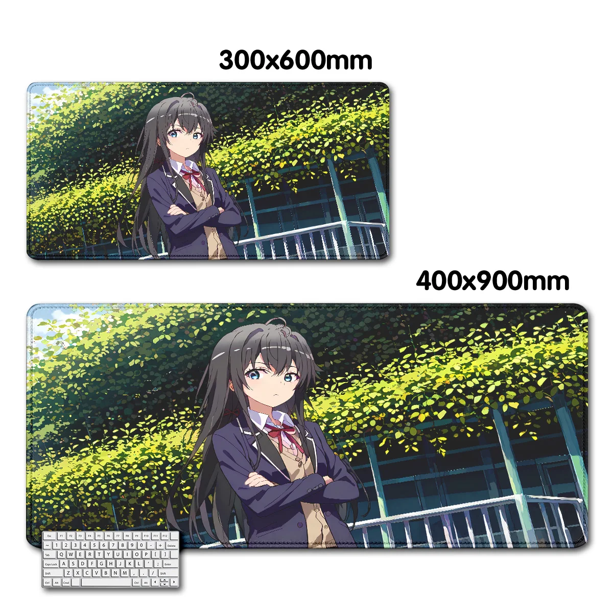 Meus Adolescentes Românticos Comedys SnafU Gaming Mouse Pad, Anime Desk Acessórios, PC de borracha, Tapete Pad Acessórios