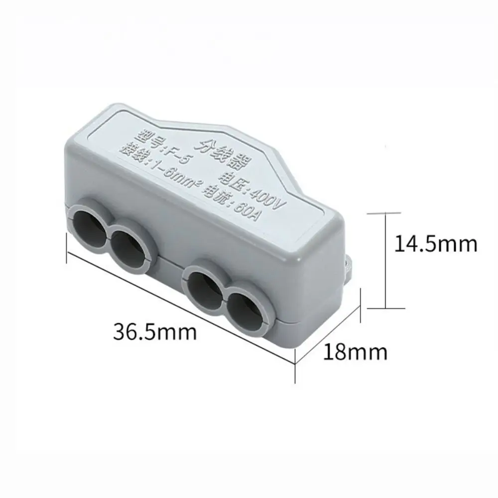 High Power Splitter Geleider Messing Snel Aansluitblok Snelle Connector Elektrische