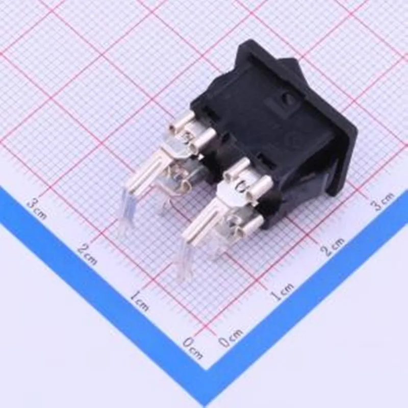 

2 pieces/batch SDDJE30500 high current boat type switch 4-pin 2-speed bent foot rocker arm power switch 10A