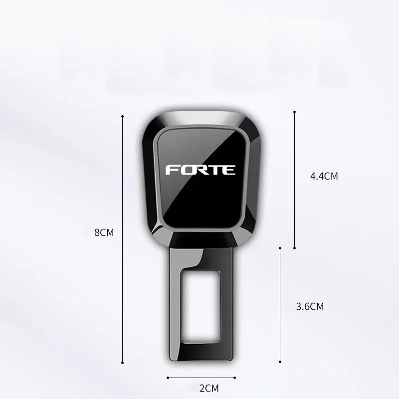 Car Safety Belt Extension Plug Buckle Seatbelt Clip Adjustable Extender  For Forte