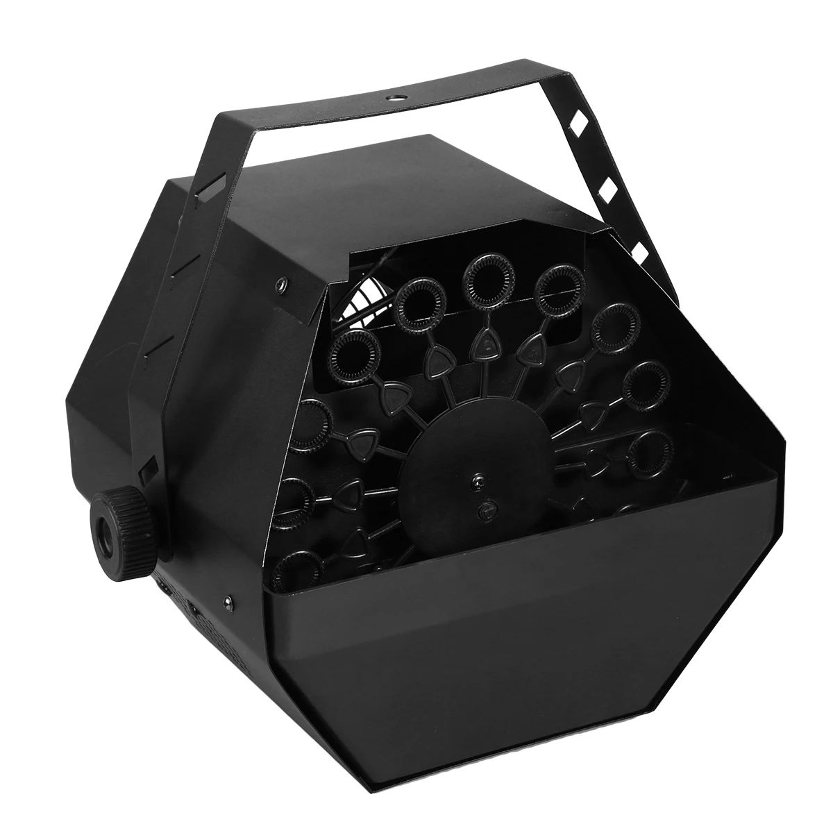 

Electric Bubble Machine Automatic Bubble Maker Blower Compact Case Large Adjustable Handle Easy Maintenance