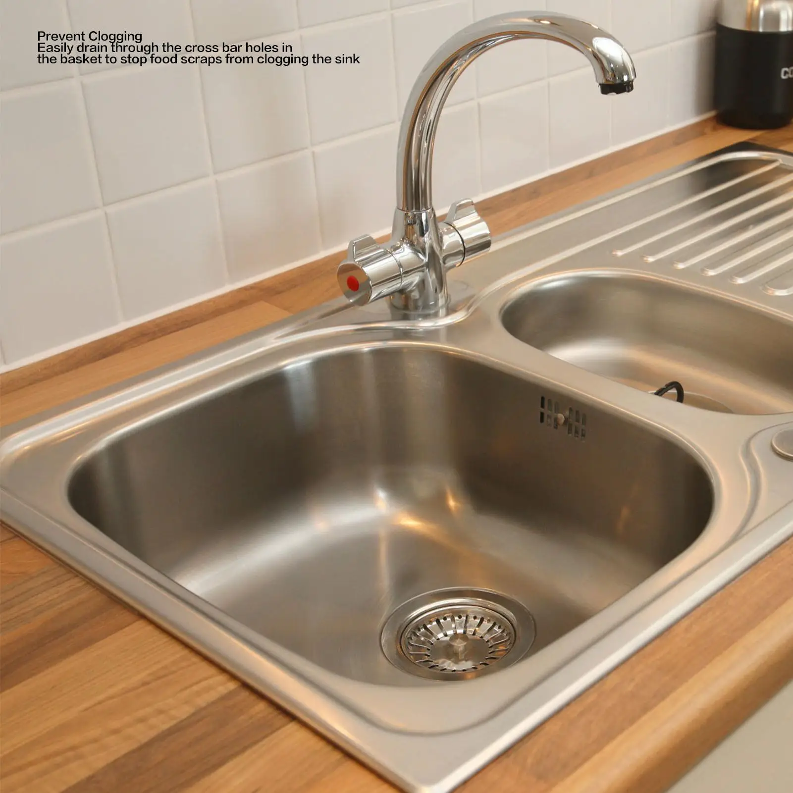 Утолщенная корзина-ситечко для кухонной раковины для эффективного дренажа в ванной и кухне