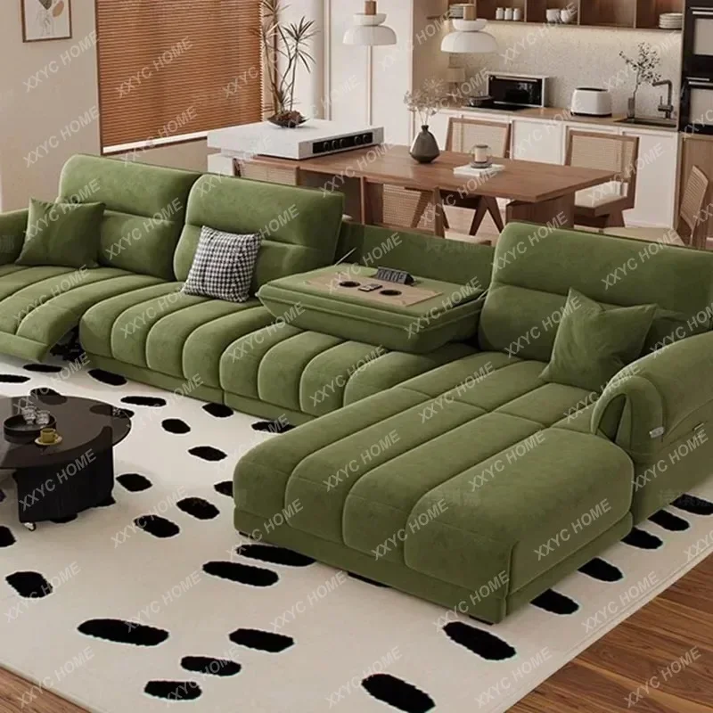 AAGreen European Living Room Sofa Design Extendable Floor Recliner Living Room Sofas Nordic Modern Divano Adhd Home Furniture