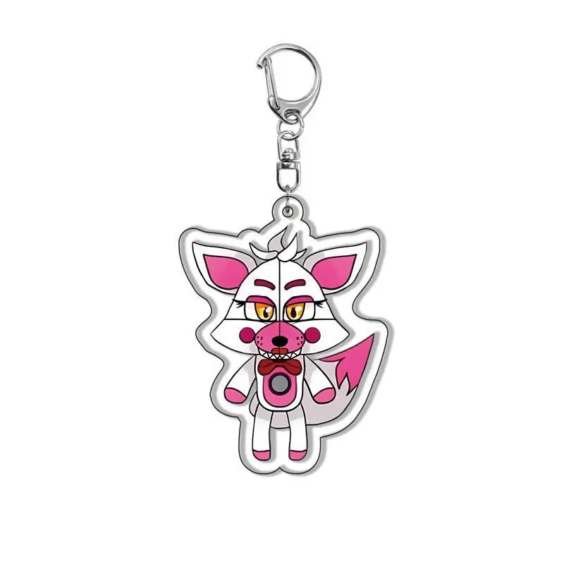 Cartoon Game Toy Bear Keychain Backpack Jewelry Accessories Key Ring Pendant Fan Collection Cosplay Gifts Decoration Keyring
