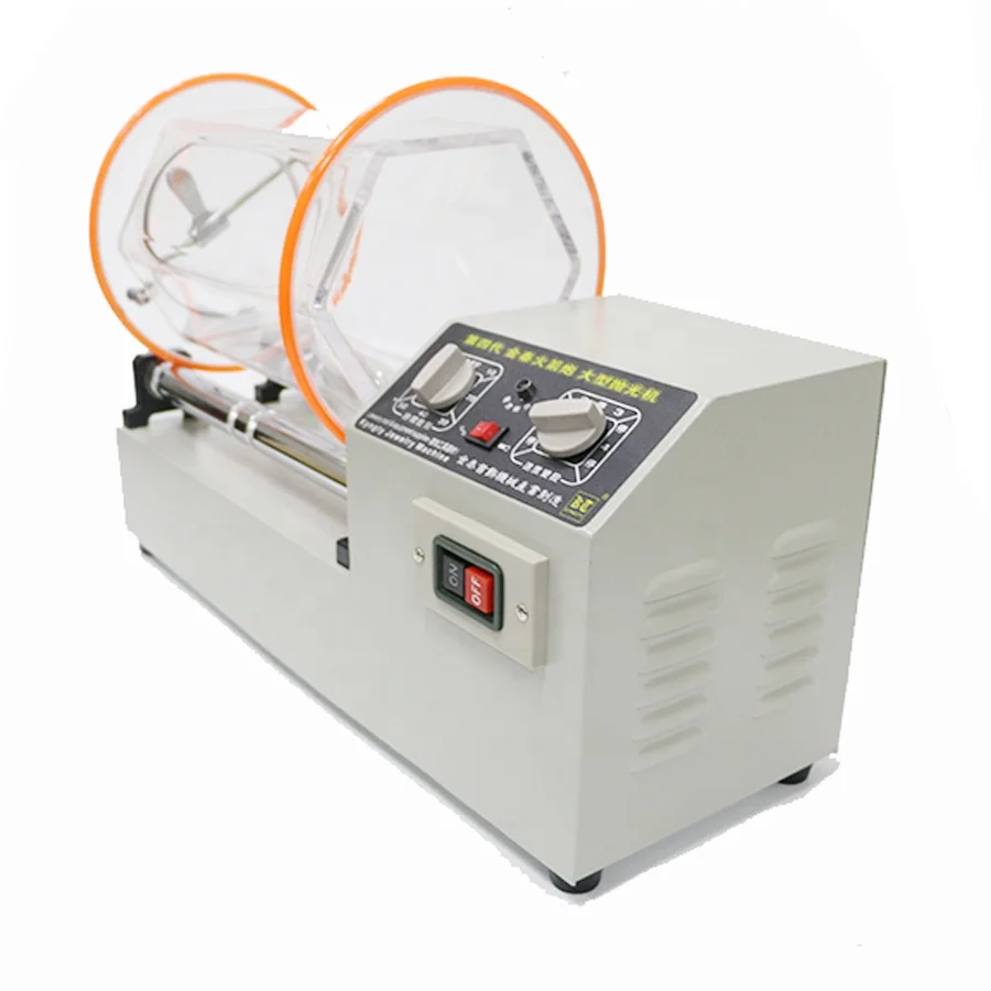 KT1320 Jewelry Making Tool Gold Polishing Machine Rotary Tumbling Machine
