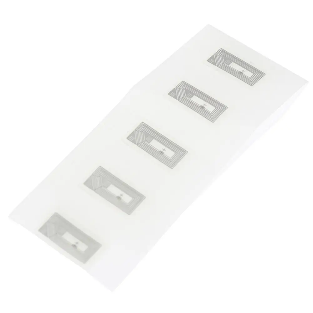 50Pcs 11x21mm NFC Chip NTAG213 Sticker 1K S50 Wet Inlay NTAG213 Wet Inlay Anti-counterfeiting Electronic Label 13.56MHz