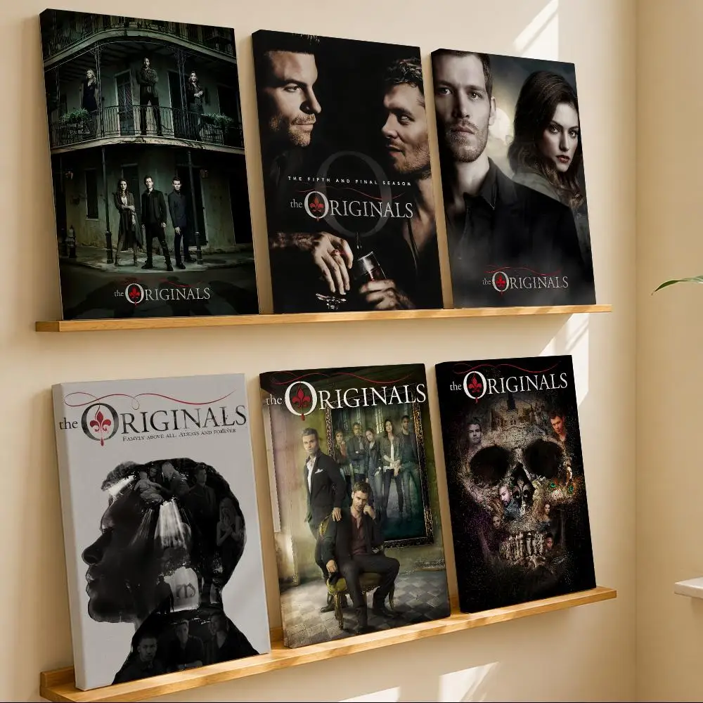 Dark Fantasy Series The O-Originals Framed Wall Painting Canvas Art Poster with Solid Wood Frame for Living Room Home Decor