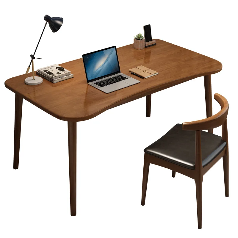 

Computer desk, simple, all solid wood, desk, home, study, bedroom, office