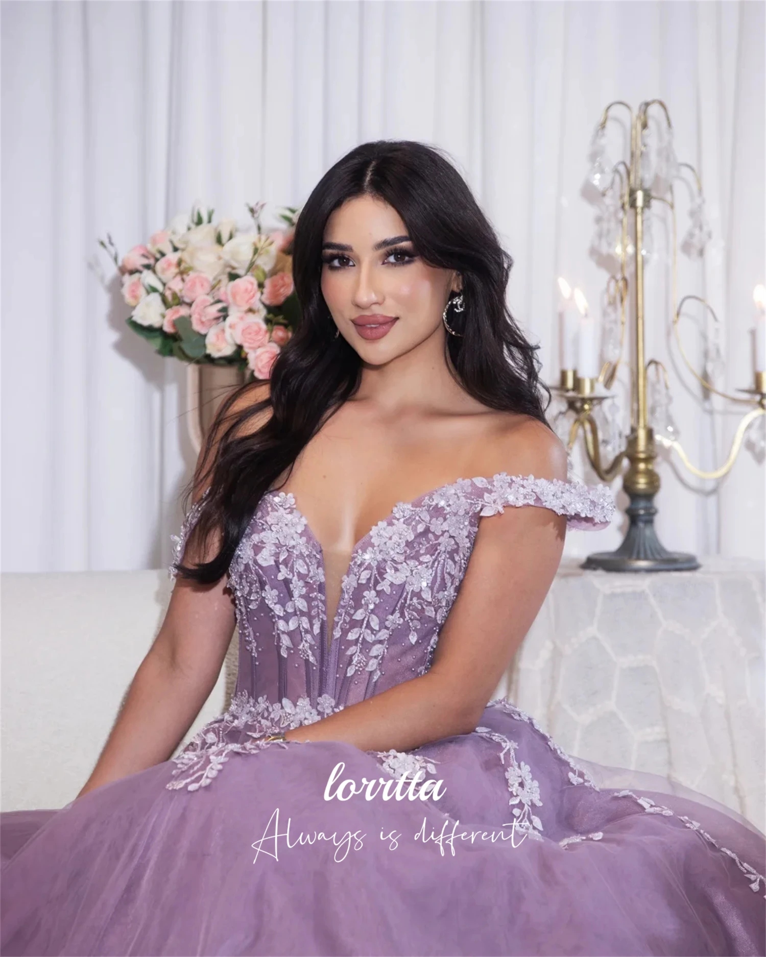 Lorrtta 맞춤형 여성 이브닝 드레스 파티 드레스 결혼식 손님 드레스 여성 특별한 날을 위한 해피 샤론 드레스