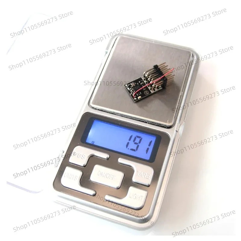 Mini Receiver 2g, Compatible with SFHSS AFHDS 2A D8 D16 DSMX/2 Protocols, For Outdoor Flying Only