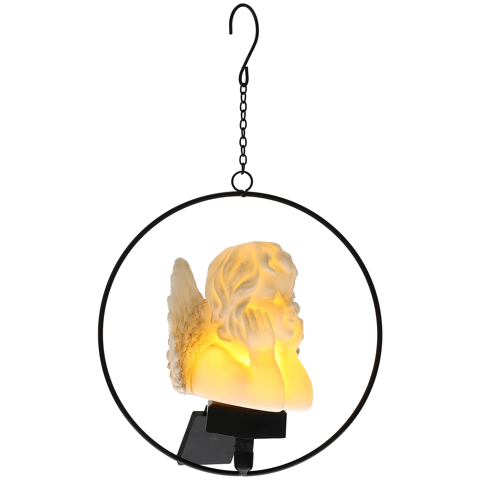 

Hanging Angel Solar Light Durable Material Energy Saving Practical Use Polysilicon Panels Good Absorption High Conversion