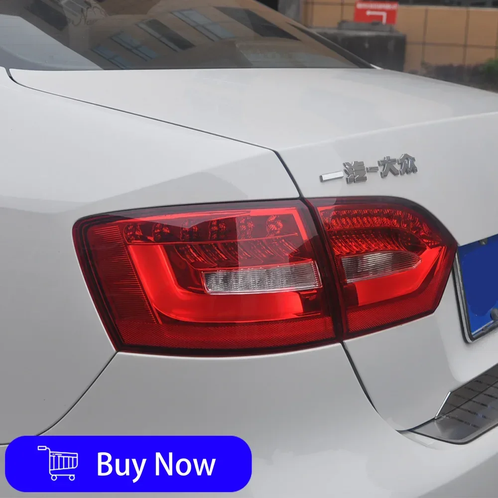 VW MK7 Jetta Sagitar Vento 2011-2014 용 자동차 미등 LED 자동 백 램프 어셈블리 업그레이드 깜박임 신호등 액세서리