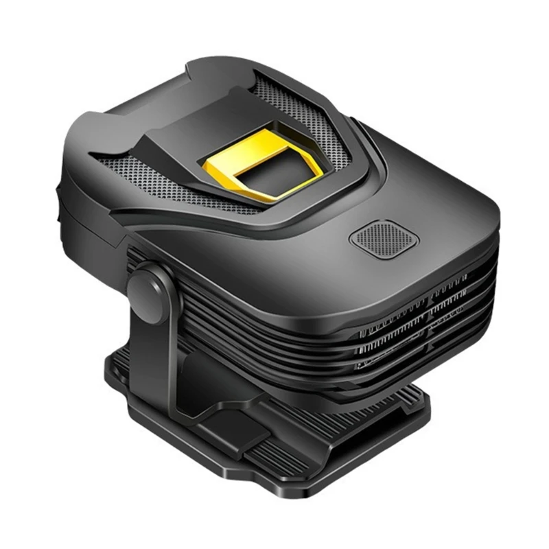 Aquecedor carro fácil transportar, 12V, 150W, descongelamento rápido, aquecedor veículos com base giratória 360 para