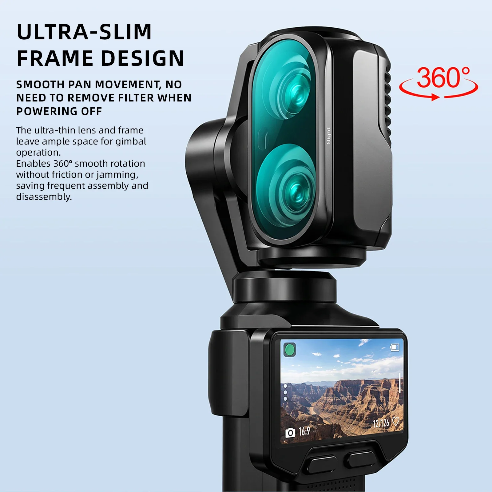Objektivfilter für Insta360 Luna Ultra CPL ND8 ND16 ND32 ND64 1/4 Black Mist UV-Lichtschutzfilter zur Reduzierung von Lichtverschmutzung