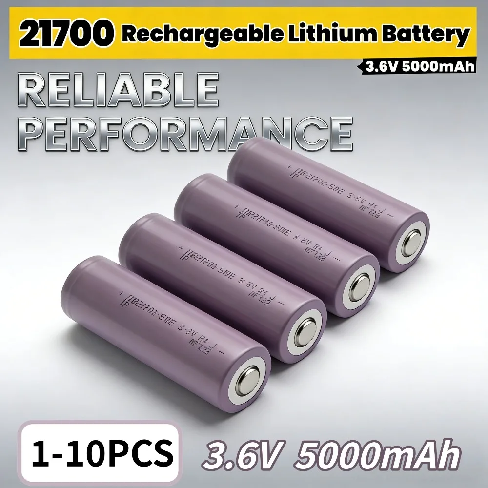 Original 3.6V INR21700 5000mAh Li-ion Battery High Capacity Rechargeable Cell for Power Tools Drones
