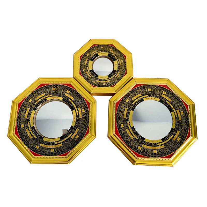 Compass Ba Gua Convex Mirror Concave Compass Craft Pendant Home Decoration