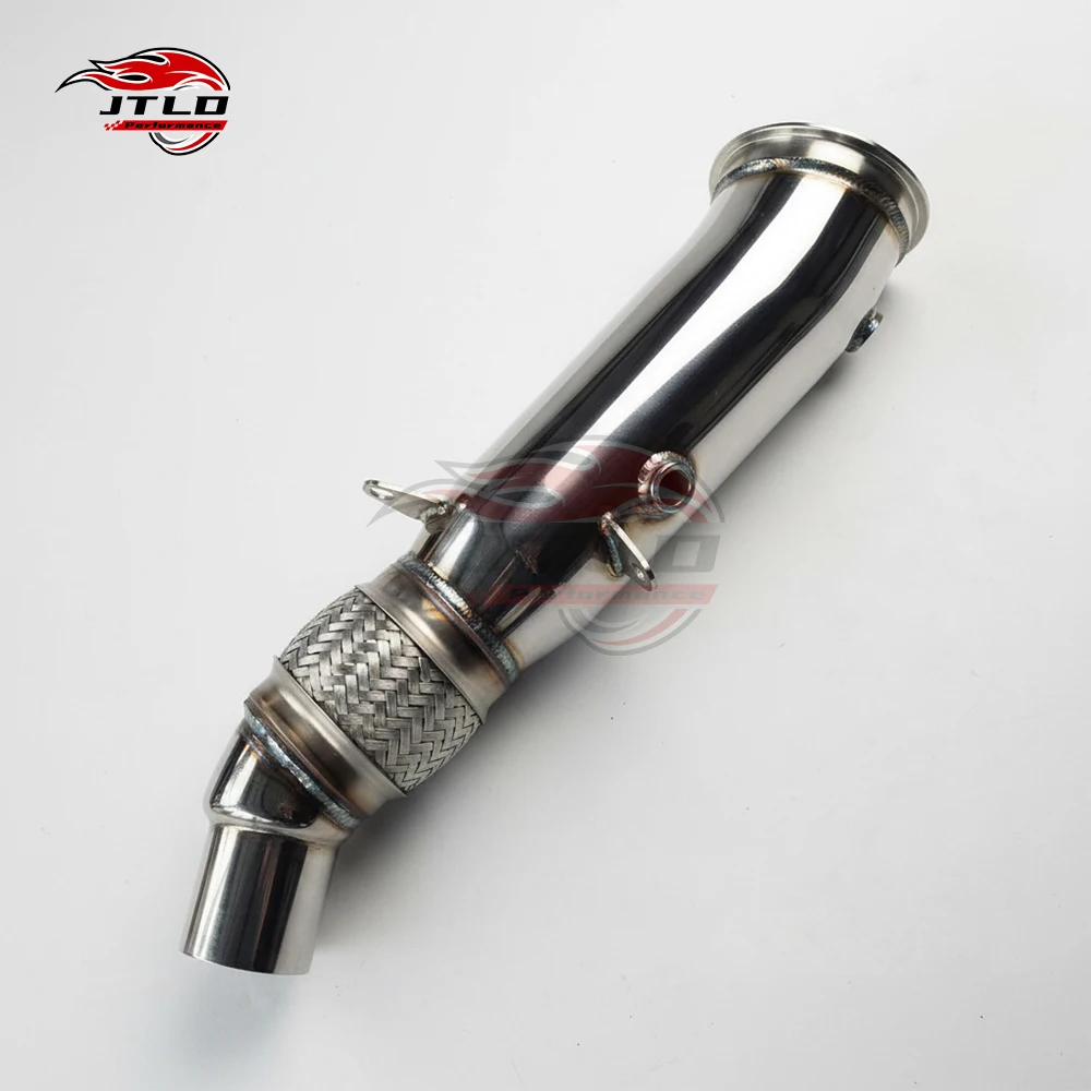 High Flow Turbo Downpipe For BMW F30 F31 F32 F33 F36 N20 Engine 320i 328i 420i 428i Performance Racing Exhaust Pipe