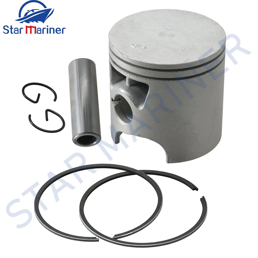 

705-850026T1 39-831255A6 PISTON KIT STD Ring For MERCURY Outboard Motor 30HP-60HP 850026T1 850026A1 Boat Engine Replaces