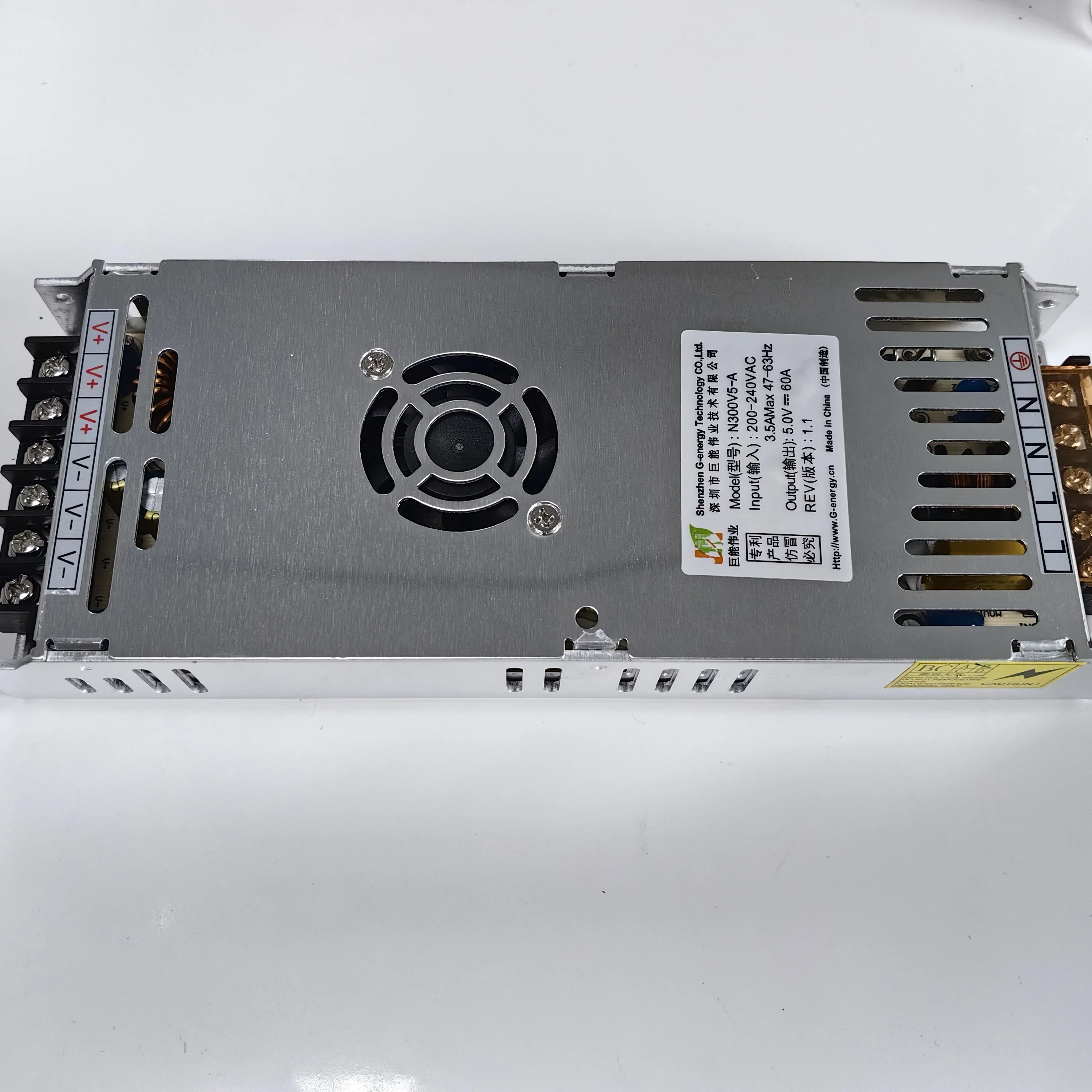 N300V5-A LED Display Power Supply Ultra-thin 200-240VAC Input Voltage Electronic Screen Power Supply Source Adapter