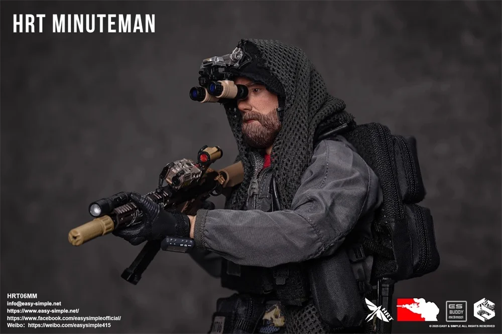 Heiße Verkäufe 1/6 EASY&SIMPLE ES HRT06MM HRT Minuteman Betriebseinheit Soldat Komplettset Bewegliche Actionfigur Geschenk für Fans Sammeln
