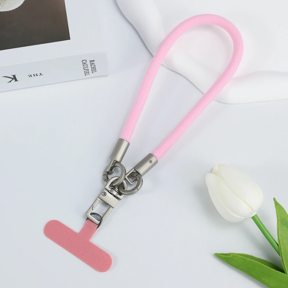 Correa de muñeca corta para teléfono móvil, correa colgante antideslizante, anticaída, antipérdida, pieza de conexión, colgante Universal, 1 ud.