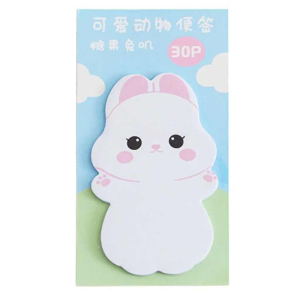 Message Notes Cartoon Bear Animal Memo Pad Sheep Dog Sticky Notes Cat Kawaii Notepad School Supplies