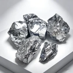 Nature's Energy Raw Terahertz Stone Metallic Luster Mineral Specimen Garden Crystals Healing Reiki Energy Home Decoration Stone